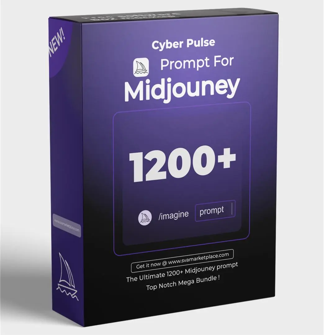 Best 1200+ Midjourney Prompts Commands (with Resell Rights)